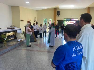 Festa em Louvor a SÃ£o SebastiÃ£o em Campo do Bugre Marcou Encerramento do Ciclo do Padre Edinaldo Mendes
